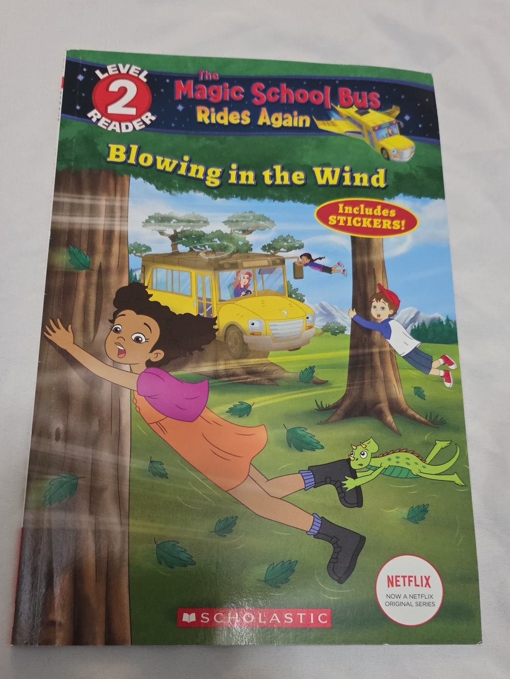 💛6 For $8💛 Scholastic The Magic School Bus Rides Again: Blowing in the Wind